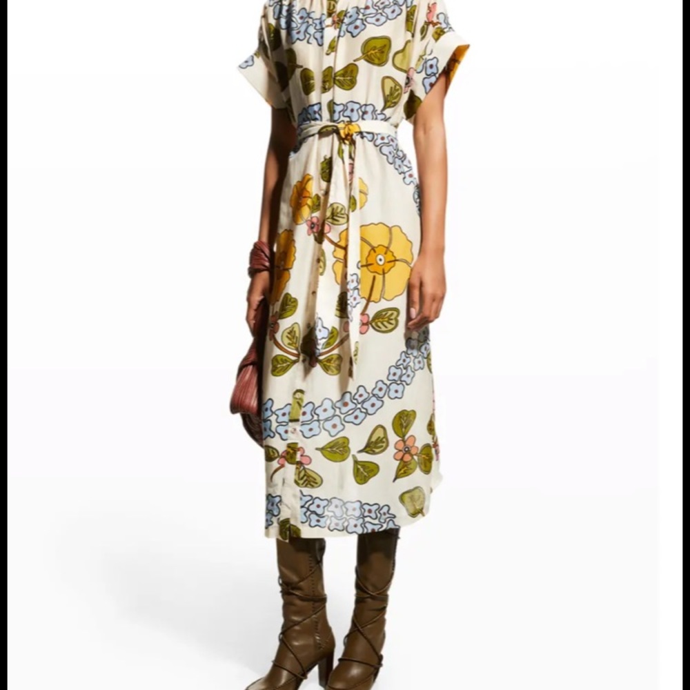 NWT Carolina K Valerie mini silk kaftan.